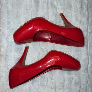 Candie's Vibrant Red Heels